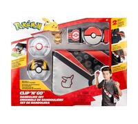 Pokémon Bandolier Set - Eevee #2 con premier ball, ultra ball e cintura a tema Eevee e borsa - W5