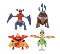 Pokémon Battle Feature Figure Confezione da 4 - Dispone di quattro figure pronte per la battaglia da 11,4 cm