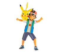 Pokemon Personaggi Ash & Pikachu - 11 cm- Giochi Pokemon Nuovo 2022 - Figurine Pokemon Action Figure - Licenza Ufficiale Pokemon Giocattoli