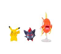 Pokémon Battle Figure 3 Pack - Features 2-Inch Pikachu and Zorua and 3-Inch Magi