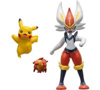 Pokémon Battle Figure Confezione da 2 - Caratteristiche 11,4 cm Cenerentola e Pikachu Battle Figure da 5 cm con accessorio - Esclusiva Amazon