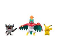 Pokémon Battle Figure Set 3-Pack Pikachu #8, Perrserker, Hawlucha 5 cm