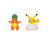 Pokemon Battle Figure Pack Holiday Pikachu e Holiday Charmander