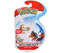 Pokemon Battle Figures 96198 - Figurine Rowlet + Litten