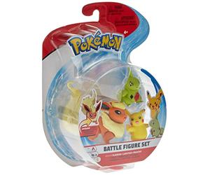 Pokémon Battle Mini Figures 3-Packs 5-8 cm Wave 9 Flareon, Larvitar & Pikachu