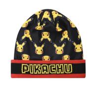 Pokemon Beanie Berretto invernale (DE/NL/SE/PL, numerico, 54, nero/rosso), nero/rosso