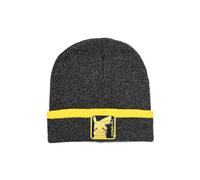 Pokémon Berretto bambini ragazzi - Pikachu Beanie con risvolto - Caldo berretto invernale in maglia, Nero , 54