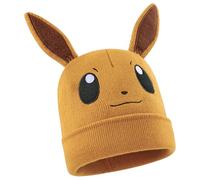 Pokémon Berretto Bambino, Cappello Beanie, Caldo Cappello Invernale - Regalo Ragazza (7-12 Anni, Senape Eevee)