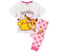 Pokemon Bianco Pikachu, Eeevee Pigiama a maniche corte a gamba lunga Unisex Bamb