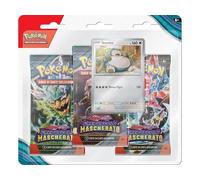 Pokemon: Blister 3 Bustine + 1 Card Crepuscolo Mascherato - AA.VV.