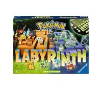 Ravensburger - labirinto pokémon glow in the dark: gioco da tavolo per 2-4 giocatori, ideale per bambini 7+, edizione in italiano