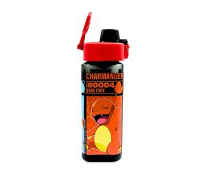 Pokemon Bottiglia Riutilizzabile, Bottiglia D'acqua Rettangolare per Ragazzi, Bottiglia da Viaggio, Capacità 500 ml