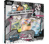 Pokémon Box con poster Unima del GCC (tre carte promozionali olografiche e quatt