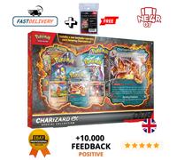 Pokemon box special collection charizard ex display eng english 5 packs