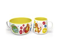 POKEMON - Breakfast Set Mug + Bowl - Pikachu & Kanto Starters