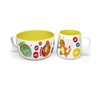 POKEMON - Breakfast Set Mug + Bowl - Pikachu & Kanto Starters