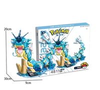 Pokémon Building Blocks Bricks Set Model Gyarados 481 Pcs B0110