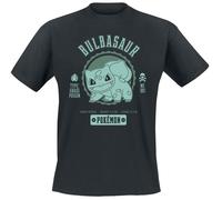Pokémon Bulbasaur Uomo T-Shirt Nero Regular S Nero