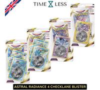 Pokemon Bundle ASTRAL RADIANCE 4 BLISTER CHECKLANE Lucentezza Siderale Rari 2022