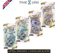 Pokemon Bundle ASTRAL RADIANCE 4 BLISTER Lucentezza Siderale Checklane Rari 2022