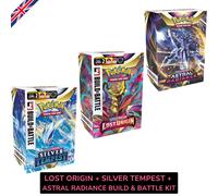 Pokemon Bundle LOST ORIGIN SILVER TEMPEST ASTRAL RADIANCE 3X BUILD & BATTLE KIT