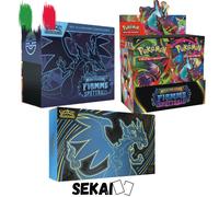 POKEMON BUNDLE ULTRA PREMIUM MEGA CHARIZARD X + BOX + ETB FIAMME SPETTRALI ITA