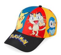 Pokémon Cappello Bambino Cappellino con Visiera Regolabile Cappello da Pescatore Bucket Hat Bambina Ragazzi Cappellini Baseball Estivi Gadget Ufficiale (Cappello Personaggi)