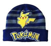 Pokémon Cappello Invernale Bambini Rosso con Pikachu e Personaggi, Berretto Caldo per Bambini, Accessorio Inverno