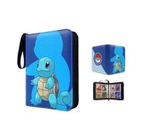 Pokemon Card 4x4 Album PU Zipper | Trading Card Collection Book Sleeves Protect