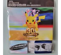 Pokemon Card Game 30th Celebration Long Storage Box Pikachu Mew Mewtwo Japan ...