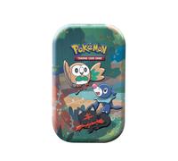 Pokemon Celebrations Mini Tin da Collezione Alola Starter: Rowlet, Litten e P...