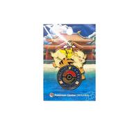 Pokémon Center Okinawa Pikachu & Arcanine Logo Pin - New