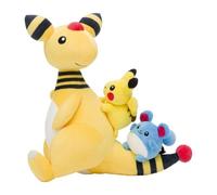 Pokemon Center Originale Peluche Ampharos & Pikachu & Marill Ufficiale JAPAN