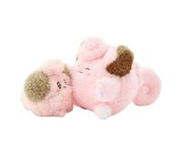 Pokemon Centrale Originale Buru Mugyu Cleffa & Clefairy Peluche Bambola