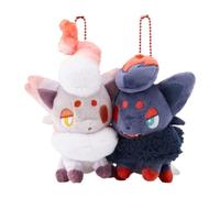 Pokemon Centrale Originale Magnetico Peluche Portachiavi Zorua & Hisuian