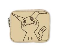 Pokemon Centro con Moschettone Slim Mini Colore Logo Mimikyu Pouch Japan Uffi...