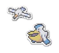 Pokémon Centro: Wingull & Pelipper Pokémon Pin Pixel (confezione da 2), 0, lega di zinco / smalto duro, Nessuna pietra preziosa