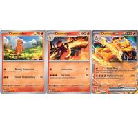 Pokémon Charizard ex 066/165 - Carta Collezionabile Pokémon Double Rare - Evolution 3 - Charmander Charmeleon (2 carte)