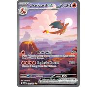 Pokemon - Charizard ex 199/165 - Pokemon 151 - Illustrazione speciale rara - carta singola