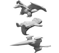 Pokemon Charizard Figurina Modello Stampato 3D Collezione Display Decoro
