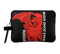CYPBRANDS - Pokémon - Beauty Case, Borsa da viaggio, Unisex, Nero, Borsa per scarpe, Charizard, Prodotto ufficiale