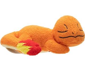 Pokémon Charmander Sleeping Plush - 5 Pollici Premium Plush, Multicolore