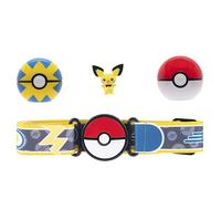 Pokémon Clip 'N' Go Belt Set - Include cintura a tema e 5 pollici Pichu Battle Figure con Poké Ball e accessori Quick Ball