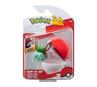 Pokémon Clip 'N' Go Bulbasaur and Poké Ball include 5 cm Battle Figure e Nest Ball accessorio