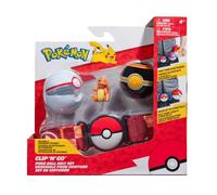 Pokemon Clip N Go Cintura Set 5.1cm Charmander Battaglia Personaggio Con