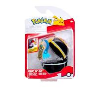 Pokémon Clip N Go - Honedge w. Palla di lusso - Compatibile con figure di battaglia e set di cinghie!! Playset Pokemon ufficiale per bambini 3+