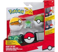 Pokémon - Clip 'n' Go - Poké Ball Set Cintura - Bulbasaur