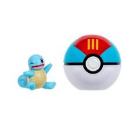 Pokémon Clip 'N' Go Squirtle and Lure Ball - Include personaggio da battaglia da 5,1 cm e accessorio Poké Ball