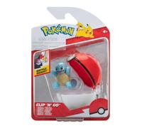 Pokémon Clip N Go Squirtle and Poké Ball Include personaggio da battaglia da 5,1