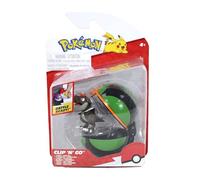 Pokémon Clip 'N' Go Tyrunt and Dusk Ball - Include personaggio da battaglia da 5,1 cm e accessorio per palla del crepuscolo